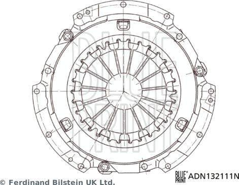 Blue Print ADN132111N - Притискателен диск vvparts.bg