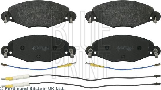 Blue Print ADP154249 - Комплект спирачно феродо, дискови спирачки vvparts.bg