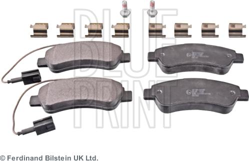 Blue Print ADP154211 - Комплект спирачно феродо, дискови спирачки vvparts.bg