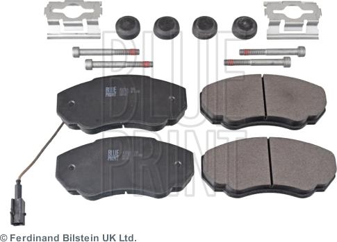 Blue Print ADP154222 - Комплект спирачно феродо, дискови спирачки vvparts.bg