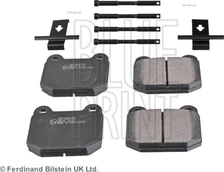 Blue Print ADT342145 - Комплект спирачно феродо, дискови спирачки vvparts.bg