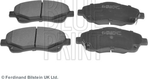 Blue Print ADT342141 - Комплект спирачно феродо, дискови спирачки vvparts.bg