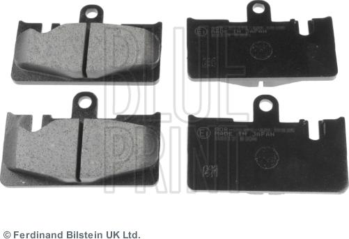 Blue Print ADT342125 - Комплект спирачно феродо, дискови спирачки vvparts.bg