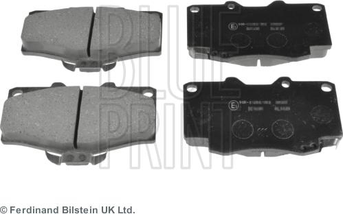 Blue Print ADT34289 - Комплект спирачно феродо, дискови спирачки vvparts.bg