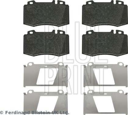 Blue Print ADU174214 - Комплект спирачно феродо, дискови спирачки vvparts.bg