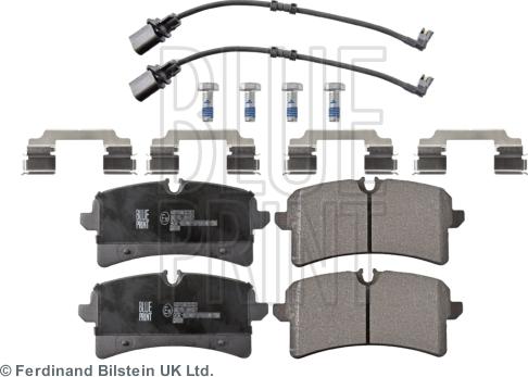 Blue Print ADV184296 - Комплект спирачно феродо, дискови спирачки vvparts.bg