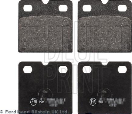 Blue Print ADV184281 - Комплект феродо за накладки, дискова ръчна спирачка vvparts.bg