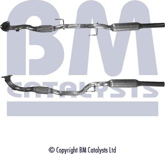 BM Catalysts BM50199 - Изпускателна тръба vvparts.bg