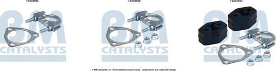 BM Catalysts FK50199 - Монтажен комплект, изпускателна тръба vvparts.bg