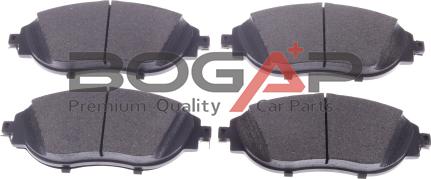 BOGAP A8210140 - Комплект спирачно феродо, дискови спирачки vvparts.bg