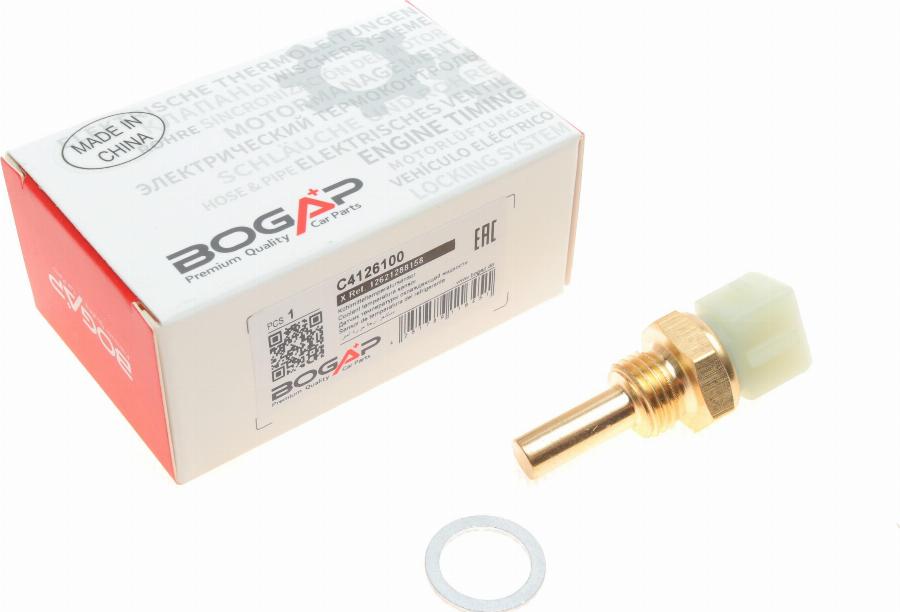 BOGAP C4126100 - Датчик, температура на охладителната течност vvparts.bg