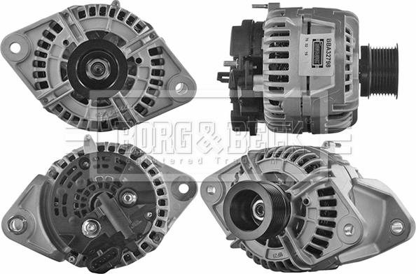 Borg & Beck BBA32798 - Генератор vvparts.bg