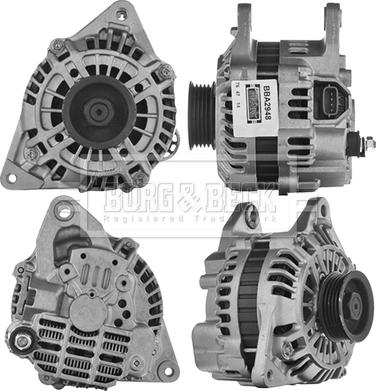 Borg & Beck BBA2948 - Генератор vvparts.bg