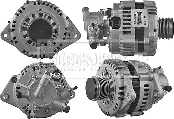 Borg & Beck BBA2494 - Генератор vvparts.bg