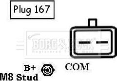 Borg & Beck BBA2583 - Генератор vvparts.bg