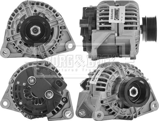 Borg & Beck BBA2492 - Генератор vvparts.bg