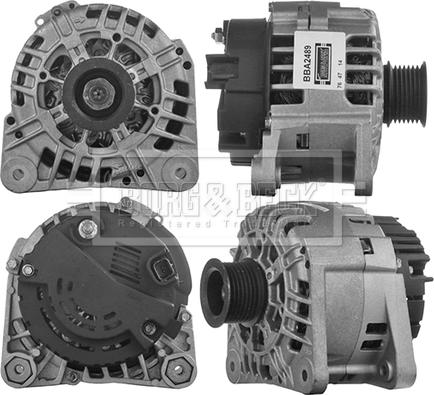 Borg & Beck BBA2489 - Генератор vvparts.bg