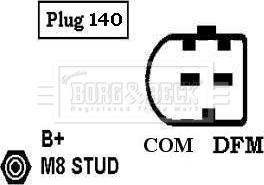 Borg & Beck BBA2995 - Генератор vvparts.bg