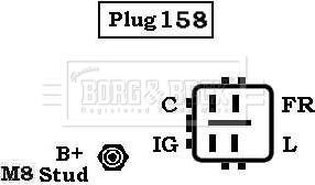 Borg & Beck BBA2566 - Генератор vvparts.bg