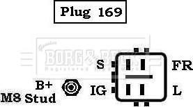 Borg & Beck BBA3046 - Генератор vvparts.bg