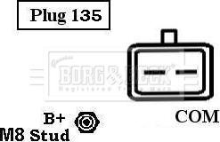 Borg & Beck BBA2587 - Генератор vvparts.bg