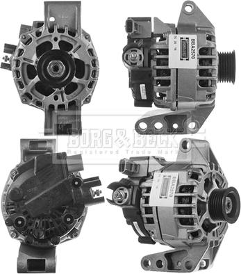 Borg & Beck BBA2570 - Генератор vvparts.bg