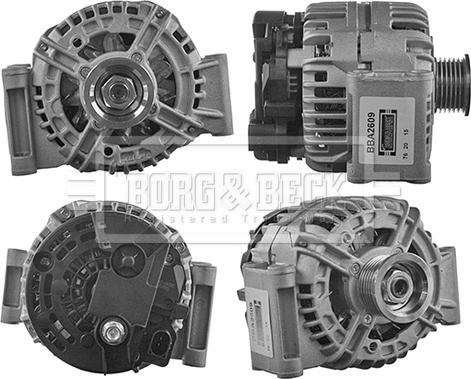 Borg & Beck BBA2609 - Генератор vvparts.bg