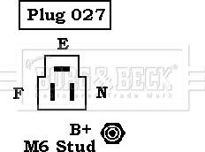 Borg & Beck BBA2745 - Генератор vvparts.bg