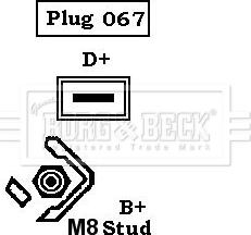 Borg & Beck BBA2061 - Генератор vvparts.bg