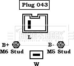 Borg & Beck BBA2076 - Генератор vvparts.bg