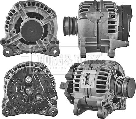 Borg & Beck BBA2149 - Генератор vvparts.bg