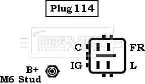 Borg & Beck BBA2534 - Генератор vvparts.bg