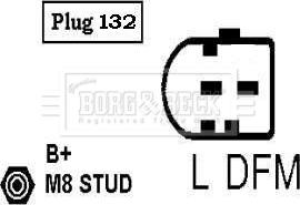 Borg & Beck BBA2501 - Генератор vvparts.bg