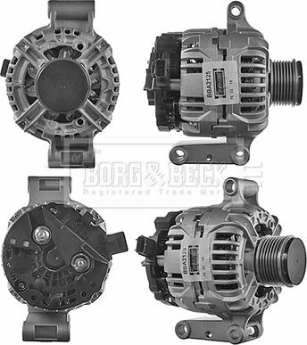 Borg & Beck BBA2125 - Генератор vvparts.bg