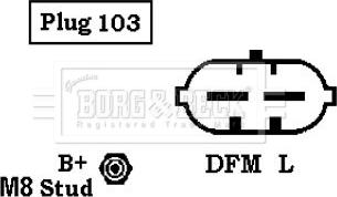 Borg & Beck BBA2562 - Генератор vvparts.bg