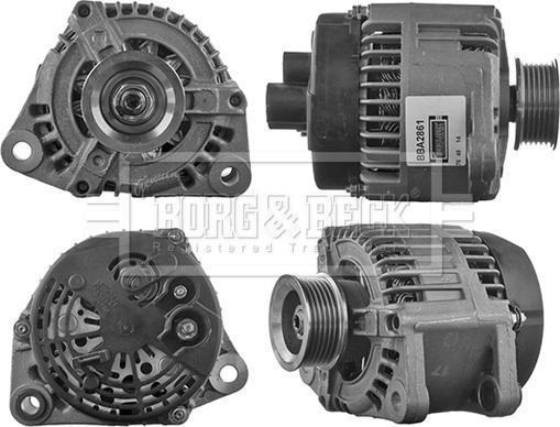 Borg & Beck BBA2861 - Генератор vvparts.bg