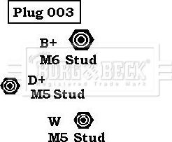 Borg & Beck BBA2815 - Генератор vvparts.bg