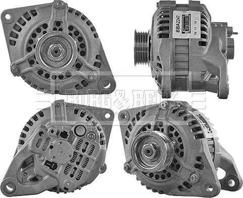 Borg & Beck BBA2247 - Генератор vvparts.bg