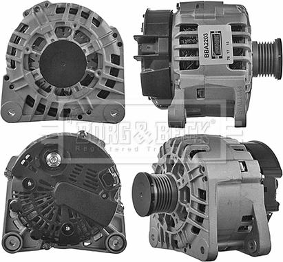 Borg & Beck BBA2203 - Генератор vvparts.bg