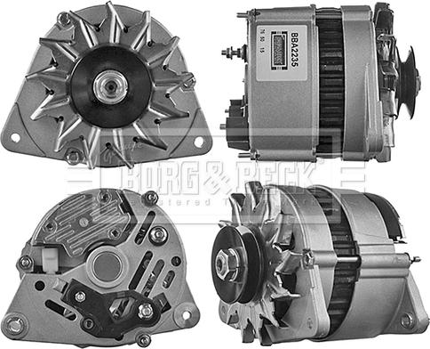 Borg & Beck BBA2235 - Генератор vvparts.bg