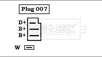 Borg & Beck BBA2221 - Генератор vvparts.bg