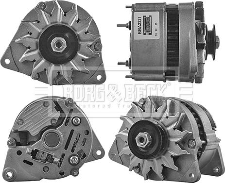 Borg & Beck BBA2221 - Генератор vvparts.bg