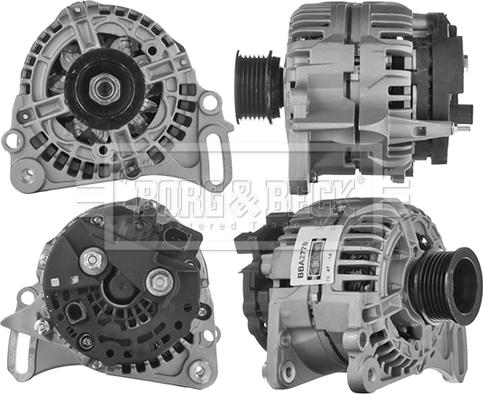 Borg & Beck BBA2778 - Генератор vvparts.bg