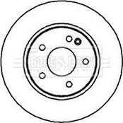 Borg & Beck BBD4999 - Спирачен диск vvparts.bg