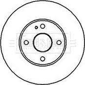 Borg & Beck BBD4993 - Спирачен диск vvparts.bg