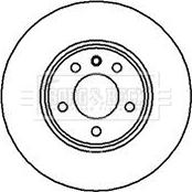 Borg & Beck BBD4959 - Спирачен диск vvparts.bg