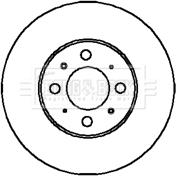 Borg & Beck BBD4958 - Спирачен диск vvparts.bg