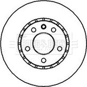 Borg & Beck BBD4908 - Спирачен диск vvparts.bg