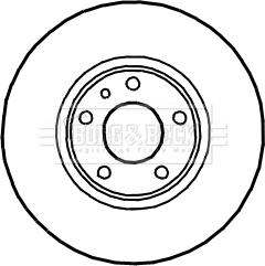 Borg & Beck BBD4907 - Спирачен диск vvparts.bg