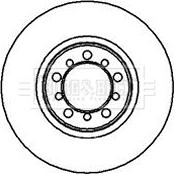 Borg & Beck BBD4919 - Спирачен диск vvparts.bg